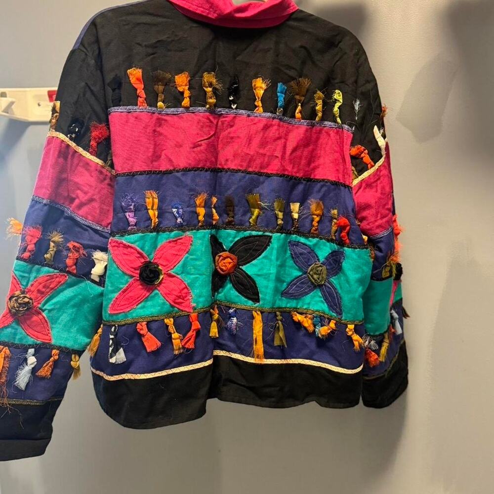 Allure multicoloured patchwork jacket - Picture 2 of 4